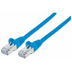 Network Cable, Cat6 compatible, CCA, U/UTP, PVC, 3 m, Blue 342605