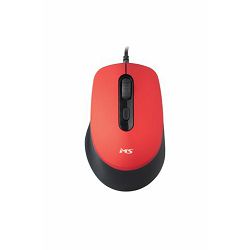MS FOCUS C122 crveni žičani miš MSP20023
