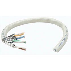 INT Patch Cable Bulk CAT6,Solid,23AWG,SOHO,SFTP,305m,Siv 341165