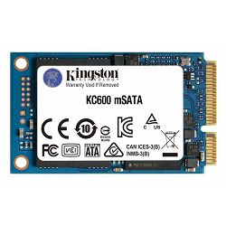 SSD 256GB KIN KC600 mSATA SKC600MS/256G