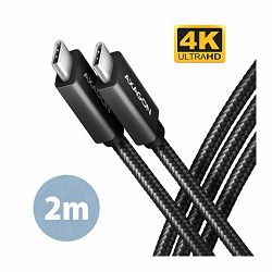 CC USB CM 3.1Gen2 <> USB CM, 2m, Crna, BUCM32-CM20AB, AXA BUCM32-CM20AB
