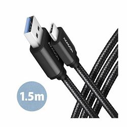 CC USB CM 3.1Gen1 <> USB AM, 1,5m, Crna, BUCM3-AM10AB, AXA BUCM3-AM15AB