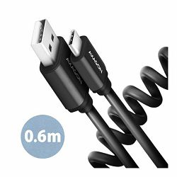 CC USB CM 2.0 <> USB AM, 0,6m, Crna,Twister,BUCM-AM10TB, AXA BUCM-AM10TB