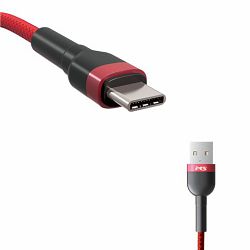MS CABLE 2.4A USB-A 2.0 -> USB-C, 1m, crveni MSP40017