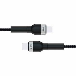 MS CABLE USB-C -> USB-C, 1m, crni MSP40024
