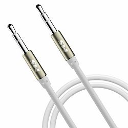 MS CABLE 3.5mm -> 3.5mm, 1m, srebrni MSP40026