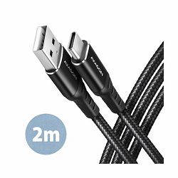 CC USB CM 2.0 <> USB AM, 2,0 m, Crna, HQ, BUCM-AM20AB BUCM-AM20AB