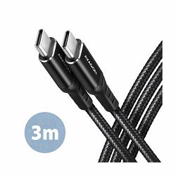CC USB CM 2.0 <> USB CM, 3,0 m, Crna, HQ, BUCM-CM30AB BUCM-CM30AB