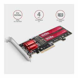 AXAGON PCEM2-ND PCI-E 3.0 8x - M.2 SSD NVMe PCEM2-ND