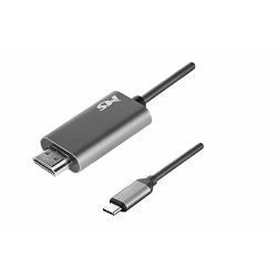 CC USB CM -> HDMI 1.4, 2m 4K/30H, V-HC300, MS MSP40037