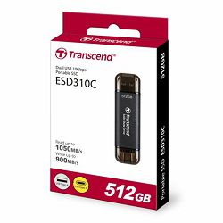 SSD EXT 512GB TS ESD310C DUAL TS512GESD310C