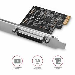 CON PCIe 2.0 -> DB25F Para x1, PCEA-P1N, AXA PCEA-P1N