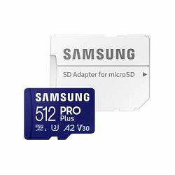 Memorijska kartica SD micro SAM PRO Plus 512GB + Adapter MB-MD512SA/EU MB-MD512SA/EU