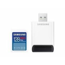 Memorijska kartica SD Samsung PRO Plus 128GB + Reader MB-SD128SB/WW MB-SD128SB/WW