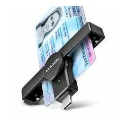 Čitač pametnih kartica AXAGON CRE-SMPC USB 2.0 Pocket Reader CRE-SMPC