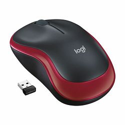 Miš bežični Logitech M185 Red 910-002237