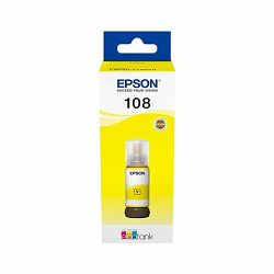 Tinta Epson EcoTank 108 Yellow C13T09C44A