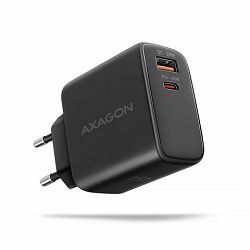 AXAGON ACU-PQ45 zidni punjač 1xUSB-A QC4, 1xUSB-C PD 20/45W, crni ACU-PQ45