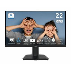 Monitor 22 MSI PRO MP225 Flat FHD VA 100Hz 1 ms HDMI/VGA