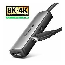 CC USB CM->HDMI 2.1 8K @60Hz, PD 100QW, RVC-HI8KPD, AXA RVC-HI8KPD