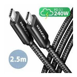 CC USB CM 2.0 <> USB CM, 2,5m, Crna, HQ, BUCM2-CM25AB BUCM2-CM25AB