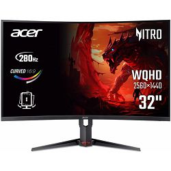 XZ323QUZ1bmiiprx, 31.5"/Curved/VA/2560x1440/280Hz/DP/HDMI/Audio/2Y UM.HX3EE.105