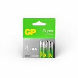 GP baterije LR6-SB4 AA Super Alkaline GPPCA15AS598