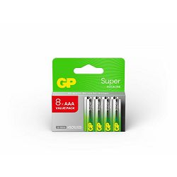 GP baterije LR03-SBV8 AAA Super Alkaline GPPCA24AS621