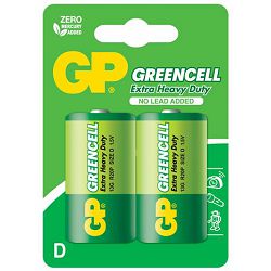GP baterije R20-U2 D Zinc Carbon GPPCC13KC028