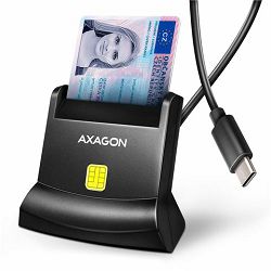 MEM CR Axagon USB-C Smart Card StandReader, CRE-SM4NC CRE-SM4NC