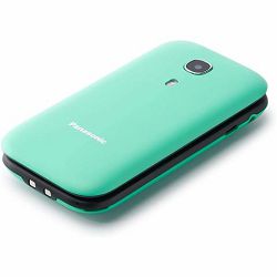 MOB Panasonic KX-TU400EXC tirkizni, preklopni, SOS tipka, GMS KX-TU400EXC