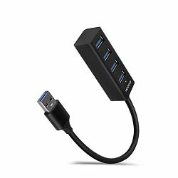 AXAGON USB HUB Mini HUE-M1A 4x USB3.2, USB-A cable, 20cm HUE-M1A