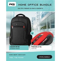 NOT DOD MS AGON M100 ruksak + miš gratis MSP70008 + miš