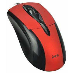 MS FOCUS C110 žičani miš crveni MSP20003