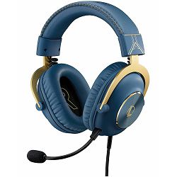 Slušalice LOGITECH Gaming G PRO X, LoL Edition, 7.1, plave 981-001106