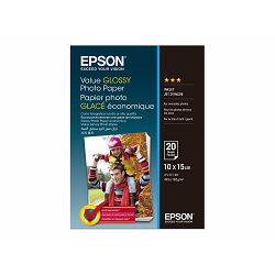 Papir za printanje EPSON Value, Glossy, 10x15cm, 20 listova C13S400037