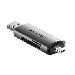 AXAGON CRE-SAC External USB 3.2 Gen1 Type-C+Type-A 2-slot SD/microSD CRE-SAC