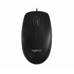 Miš žični Logitech B100 optical USB, crni 910-003357