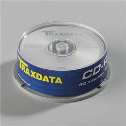 TRAXDATA OPTIČKI CD-R MEDIJ CAKE 25 9017A3ITRA005
