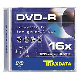 TRAXDATA OPTIČKI MEDIJ DVD-R 16X BOX 1 907344ATRA005
