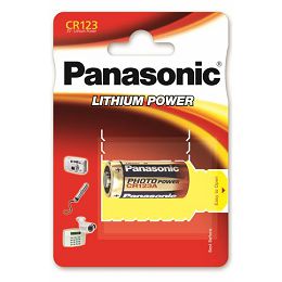 PANASONIC baterije CR-123AL/1BP Photo Lithium CR-123AL/1BP