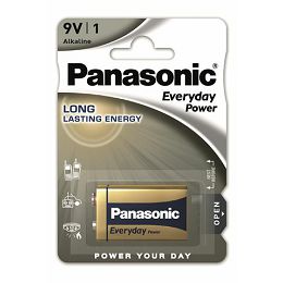 PANASONIC baterije 6LF22EPS/1BP Alkaline Everyday Power 6LR61EPS/1BP