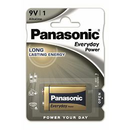 PANASONIC baterije 6LF22EPS/1BP Alkaline Everyday Power 6LR61EPS/1BP