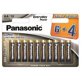 PANASONIC baterije LR6EPS/10BW 6+4F Alkal. Everyday Power LR6EPS/10BW 6+4F
