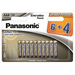 PANASONIC baterije LR03EPS/10BW 6+4F Alkal. Everyday Power LR03EPS/10BW 6+4F.