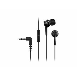 PANASONIC slušalice RP-TCM115E-K crne, in ear, mikrofon RP-TCM115E-K