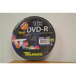 TRAXDATA OPTIČKI MEDIJ DVD-R 16X SPINDLE 10 Magic Silver 907W5FJTRA001