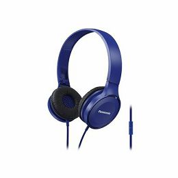 PANASONIC slušalice RP-HF100ME-A plave, naglavne, mikrofon RP-HF100ME-A