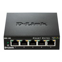 D-Link switch neupravljivi, DGS-105/E (metalno kućište) DGS-105/E