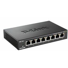 D-Link switch neupravljivi, DGS-108/E (metalno kućište) DGS-108/E